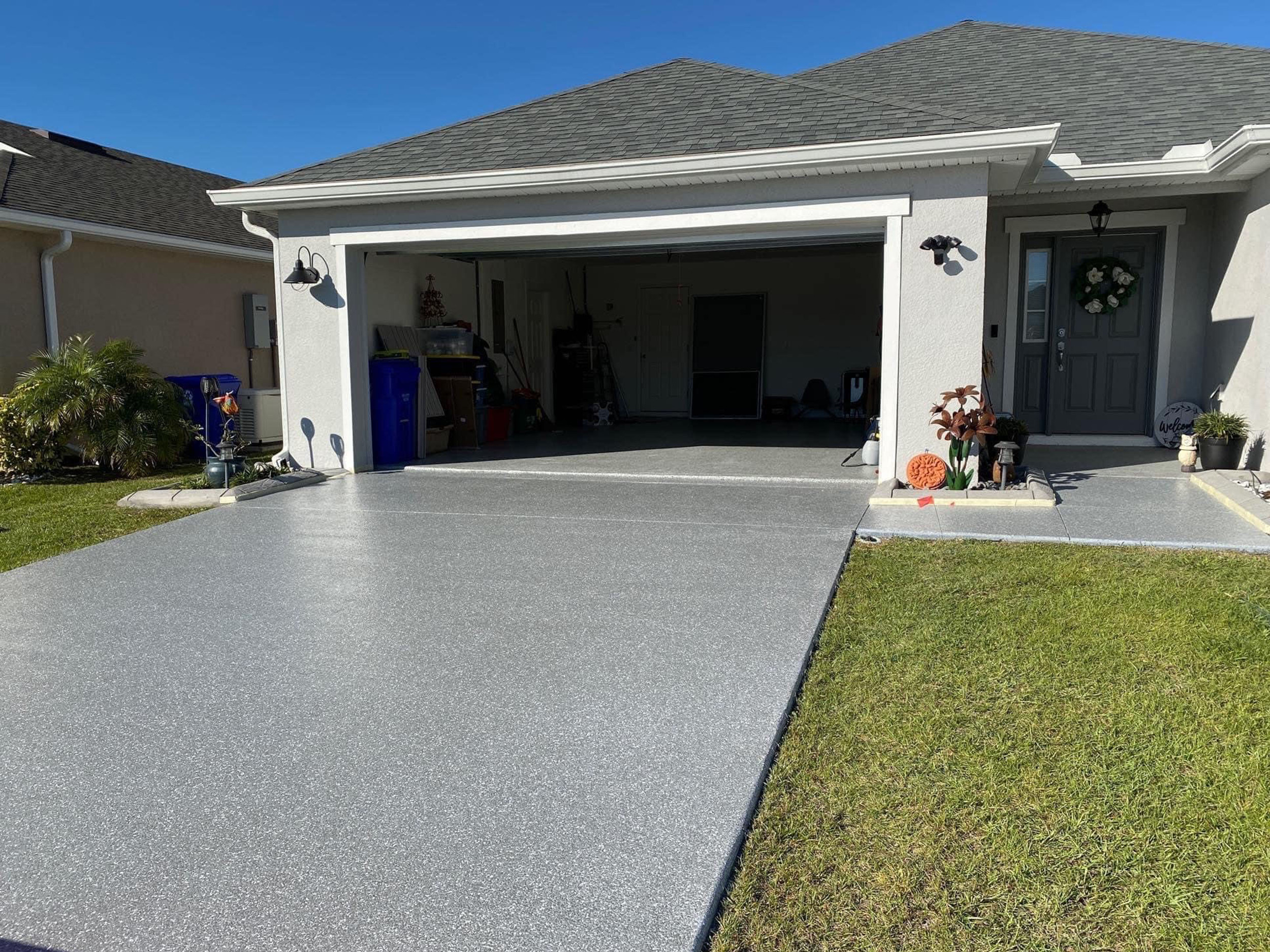 Metallic Epoxy Driveway Orlando
